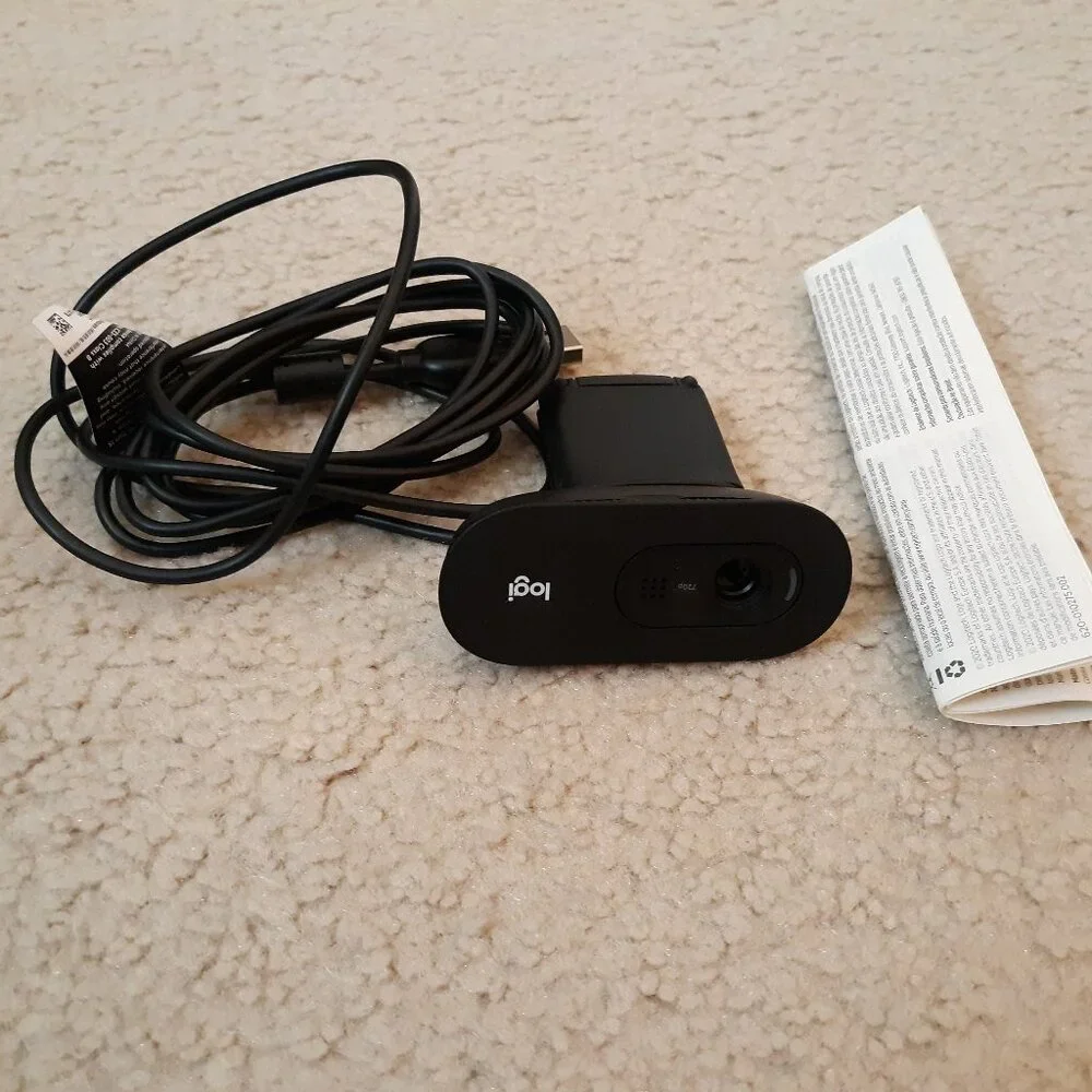 Logitech C505 HD Wired Business Webcam with 720p 30 fps and Long-Range Mic